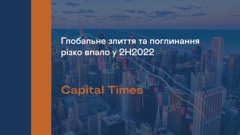 Глобальне злиття та поглинання різко впало у 2H2022